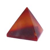 Gemstone Mini Pyramid In Carnelian.   SP17262POL