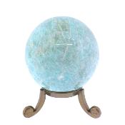 Gemstone Sphere In Amazonite.   SP17283POL