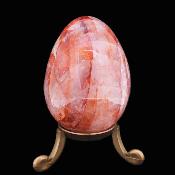 Gemstone Egg In Fire Quartz.   SP17384POL
