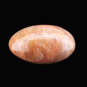 Peach Moonstone Fully polished Oval Palm Stone.   SP17542POL