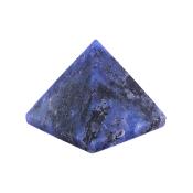 Gemstone Pyramid In Sodalite.   SP17576POL