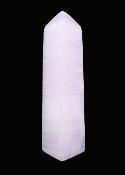 Fully Polished Gemstone Obelisk In Mangano Calcite.   SP17602POL