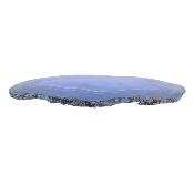 Agate Polished Front & Rear Face Slice Specimen Coloured Blue.   SP17639POL