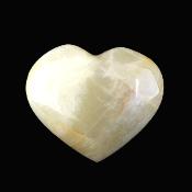 Gemstone Fully Polished Heart In Sheen Moonstone.   SP17746POL