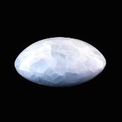 Blue Quartz Fully polished Pebble/ Palm Stone.   SP17752POL