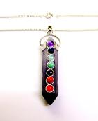AMETHYST CHAKRA POINT PENDANT.   SPR12405PEND
