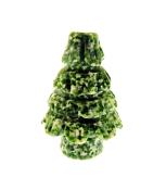 A GEMSTONE MINI CHRISTMAS TREE CARVING IN WYOMING JADE.   SP12973POL