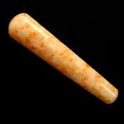 MASSAGE/ HEALING WAND IN SUNSTONE.   SP13798POL