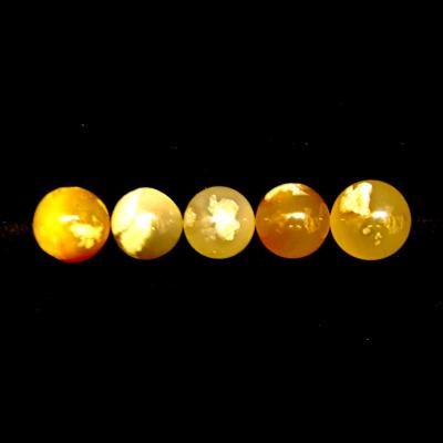 Flower Agate Mini Spheres 5 pack.   SP15124POLWH