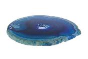 Agate Polished Geode Slice Specimen Coloured Blue.   SP15682POL
