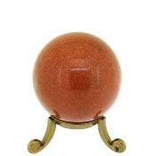 Gemstone Sphere in Copper Goldstone.   SP15746POL