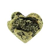 Iron Pyrite (Fools Gold) Polished Geode Heart.   SP16076POL