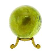Gemstone Sphere In Serpentine.   SP16636POL