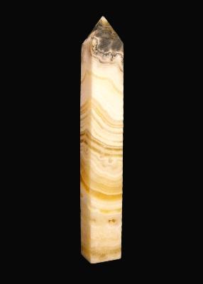 Banded calcite Fully Polished Tower/ Point Specimen.   SP17392POL   