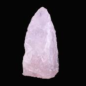 Rose Quartz Raw Crystal Specimen With Flat Cut Base To Stand.   SP17400