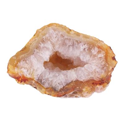 Raw Quartz Druze Lined Agate Geode Specimen.   SP17479SLF 