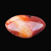 Carnelian Gemstone Polished Geode Heart Carving.   SP17553POL