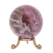 Gemstone Polished Sphere In Petrified Wood.   SP17560POL