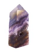 Fully Polished Obelisk In Fluorite With Cacoxenite.   SP17607POL
