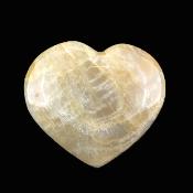 Gemstone Fully Polished Heart In Sheen Moonstone.   SP17745POL