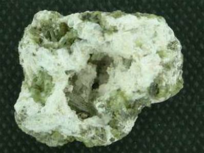 GREEN WATER MELON TOURMALINE IN FELDSPAR SPECIMEN. 85 X 70 X 45MM APROX. 230g. SP361