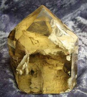 SMOKEY QUARTZ PART POLISHED POINT SPECIMEN. SP3679POL