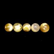 Flower Agate Mini Spheres 5 pack.   SP15123POLWH