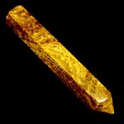GEMSTONE PENCIL POINT IN BANDED ARAGONITE.   SP15038POL
