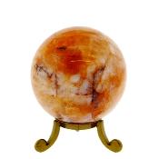 Gemstone Sphere In Fire Quartz.   SP16877POL