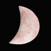 Pink Amethyst Crescent Moon Carving.   SP17483POL