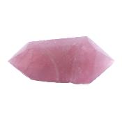 Rose Quartz Double Terminated Tapered Point/ Wand.   SP17588POL