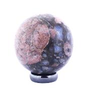 Gemstone Sphere In Que Sara Stone (Volcanic Rhyolite).   SP17609POL 