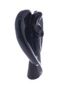 Gemstone Angel Carving In Black Obsidian.   SP17775POL