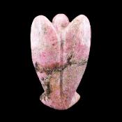 Gemstone Angel Carvings In Rhodonite.   SPR17731POL