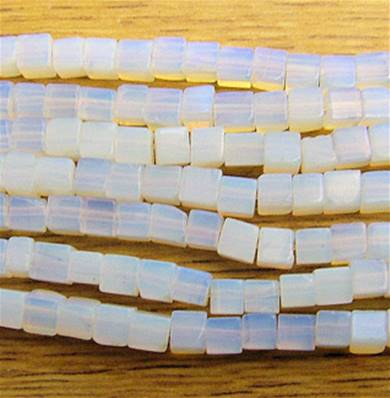 OPALITE SQUARE BEAD STRINGS. SPR4906
