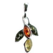 THREE COLOUR AMBER PENDANT- BM2H002002