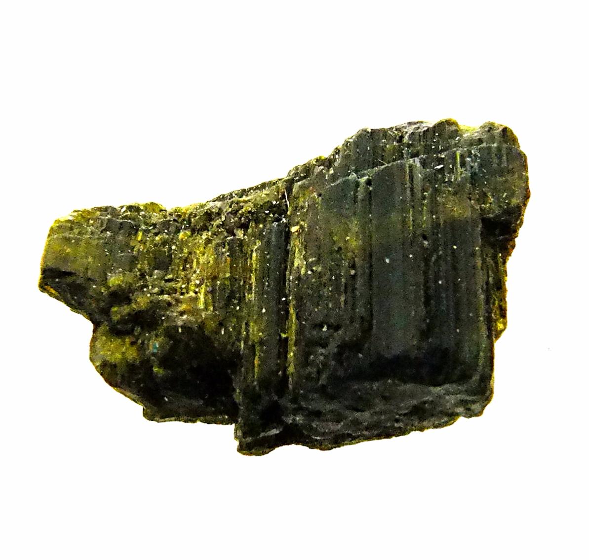 GREEN TOURMALINE RAW CRYSTAL SPECIMEN. SP10214