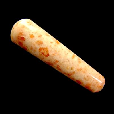 MASSAGE/ HEALING WAND IN SUNSTONE.   SP13799POL