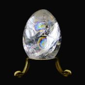 Gemstone Egg In Rainbow Quartz.   SP16532POL