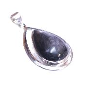Hypethene Teardrop Cabochon One Off Pendant With 925 Silver Setting And Bail.   SP17068PEND 