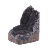 Black Amethyst Druze On Matrix Specimen.   SP17185