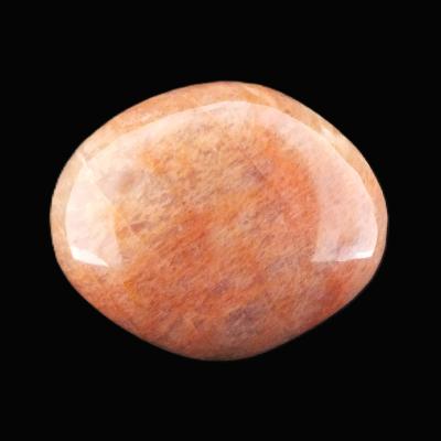 Peach Moonstone Polished Pebble/ Palm Stone.   SP17370POL