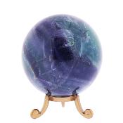 Gemstone Polished Sphere In Fluorite.   SP17562POL