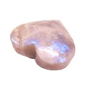 Gemstone Polished Heart In Sheen Moonstone.   SP17589POL
