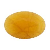 Polished Oval Palm Stone In Yellow Fluorite.   SP17596POL