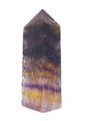Fully Polished Obelisk In Fluorite With Cacoxenite.   SP17603POL