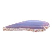 Agate Polished Front & Rear Face Slice Specimen in Grey & Brown Colouring.   SP17642POL