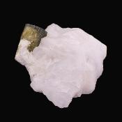Watermelon Tourmaline Crystal Formation On Milky Quartz Matrix.   SP17840
