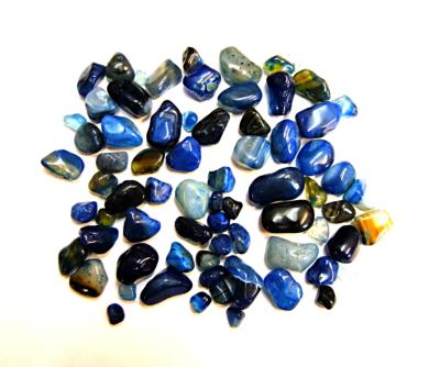BLUE COLOURED AGATE SMALL SIZE (500g BAG).   SP11226WH