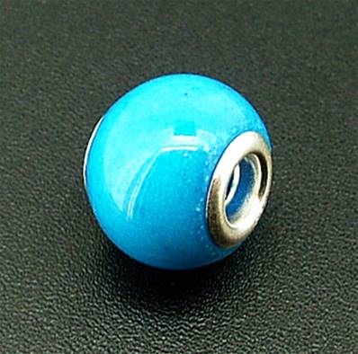 CHARM BEAD WITH STERLING SILVER LINING. 68200039